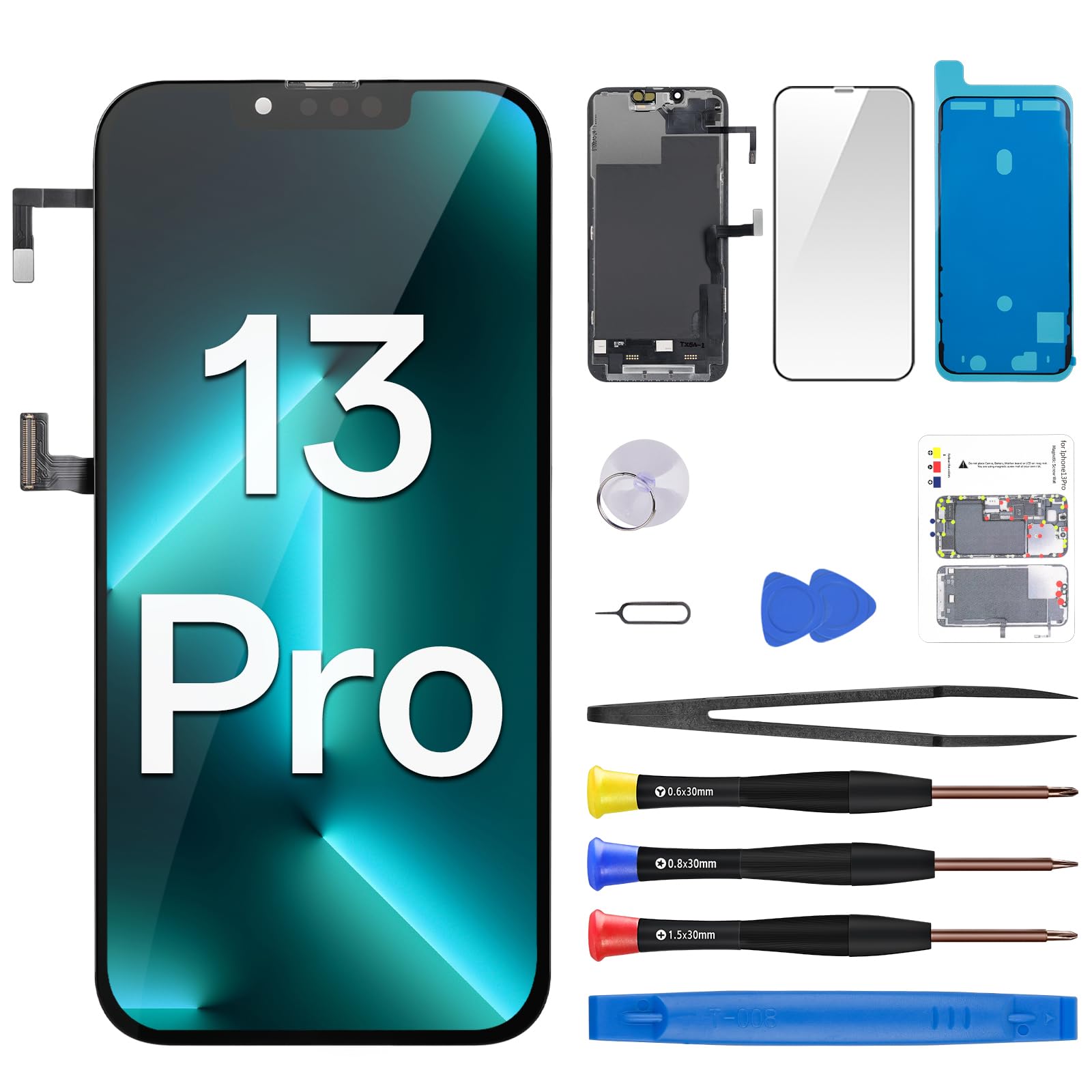 Amazon.com: CYKJGS for iPhone 13 Pro Screen Replacement 6.1